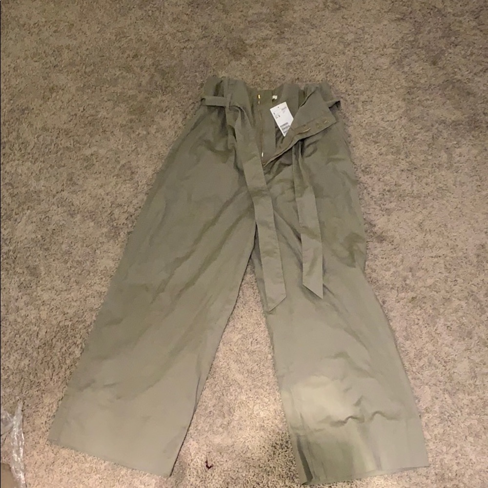 H&M Greenish gray Capri dress pants!